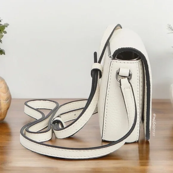 MARC JACOBS Groove Leather Mini Crossbody + Cardholder in Cotton NWT - Picture 10 of 10